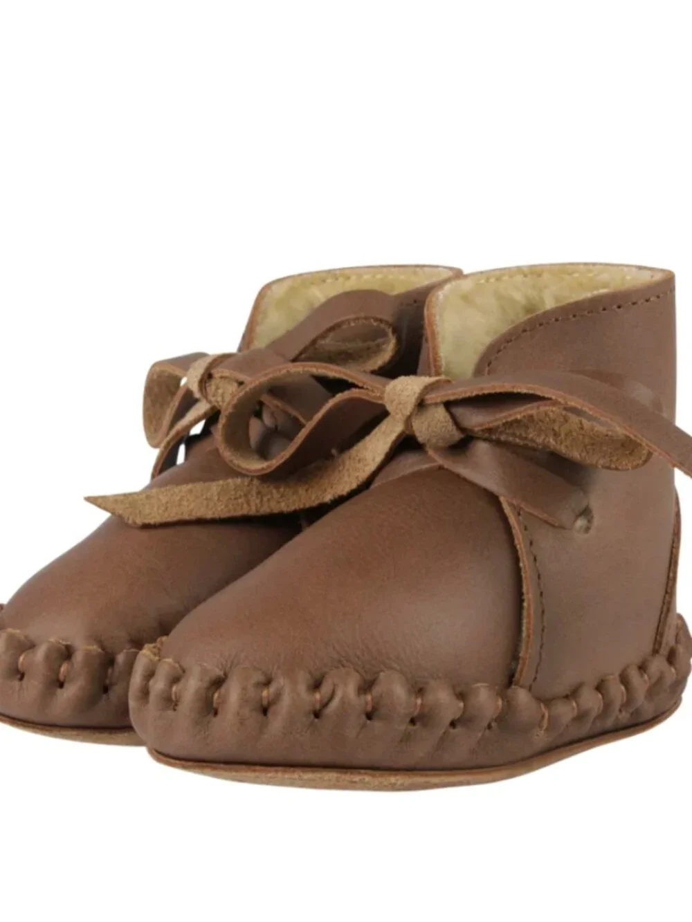 Donsje Pina Classic Booties Cognac Classic Leather 12-18 Months